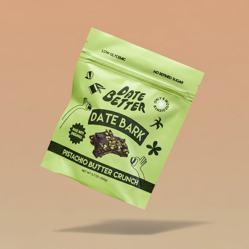 Date Better - Pistachio Butter Crunch - Date Bark