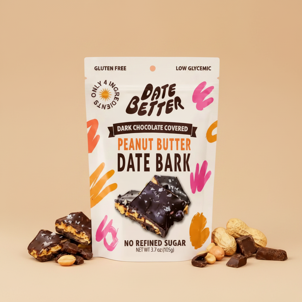 Date Better | Peanut Butter | Date Bark