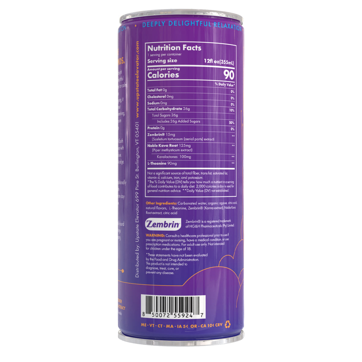 Upstate Elevator | Blackberry Zinger Unwind Soda