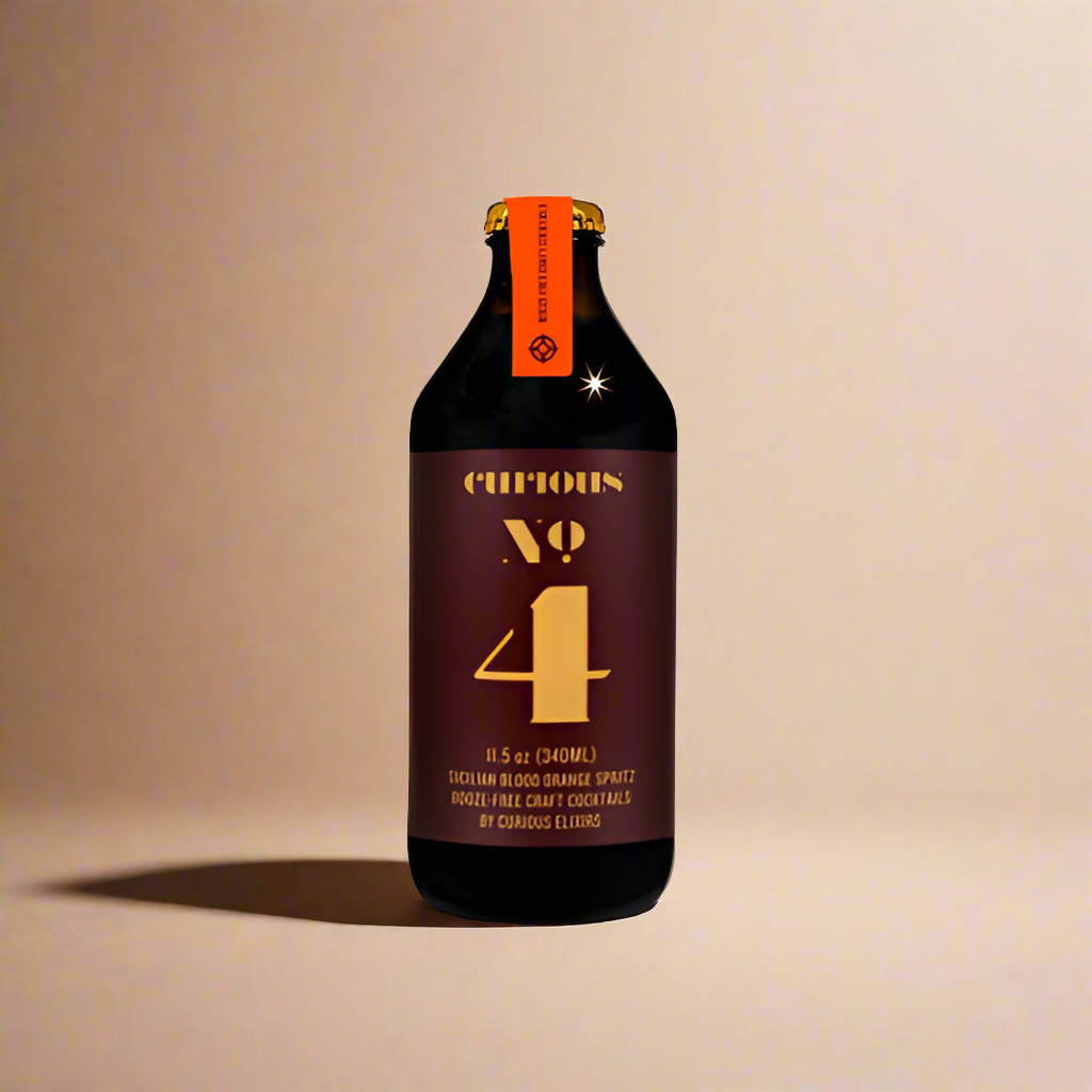 Curious Elixir No. 4 - Blood Orange Green Mandarin Spritz