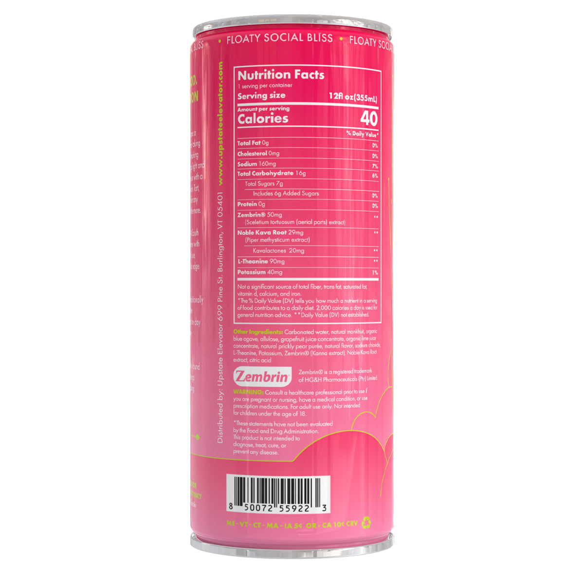 Upstate Elevator | Pink Grapefruit Feel Good Spritz