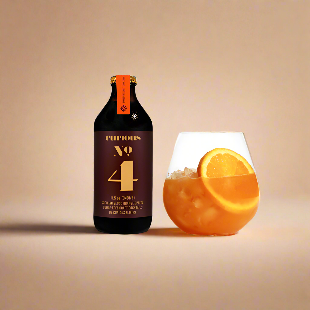 Curious Elixir No. 4 - Blood Orange Green Mandarin Spritz