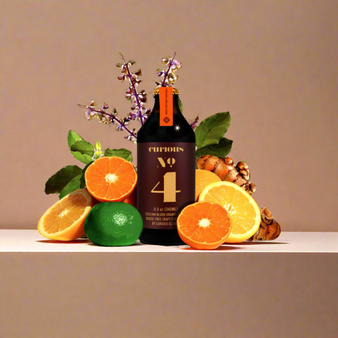 Curious Elixir No. 4 - Blood Orange Green Mandarin Spritz