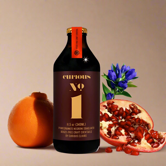 Curious Elixirs No. 1 - Pomegranate Negroni Sbagliato