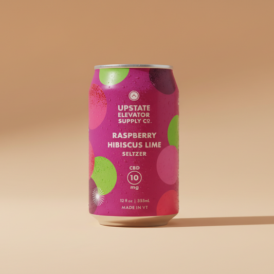 Upstate Elevator Supply Co. - CBD Raspberry Hibiscus Lime Seltzer