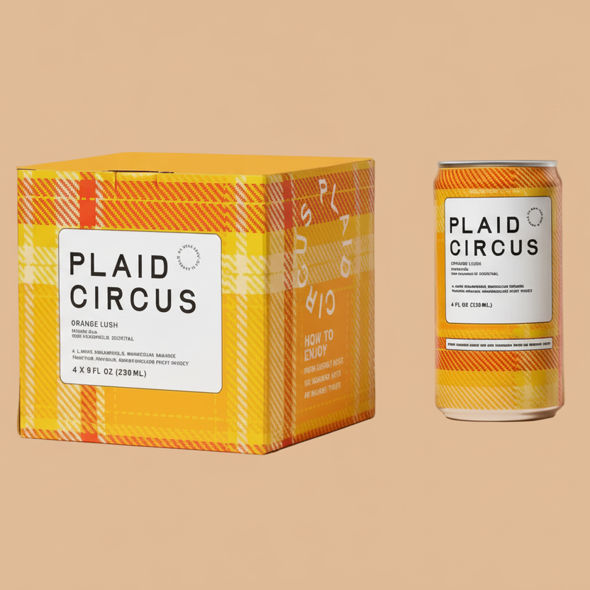 Plaid Circus - Orange Lush Sparkling AF Cocktail