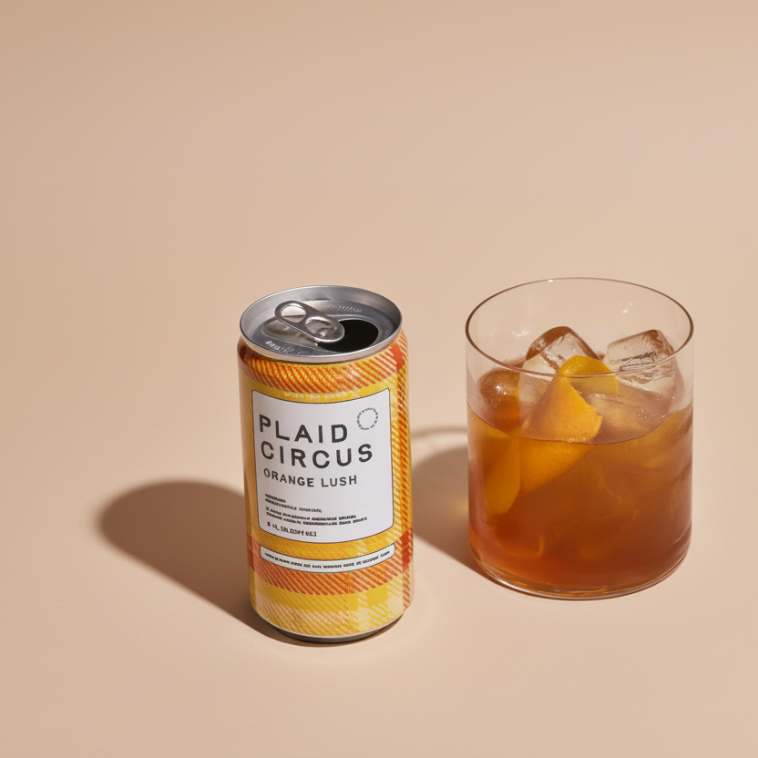 Plaid Circus - Orange Lush Sparkling AF Cocktail